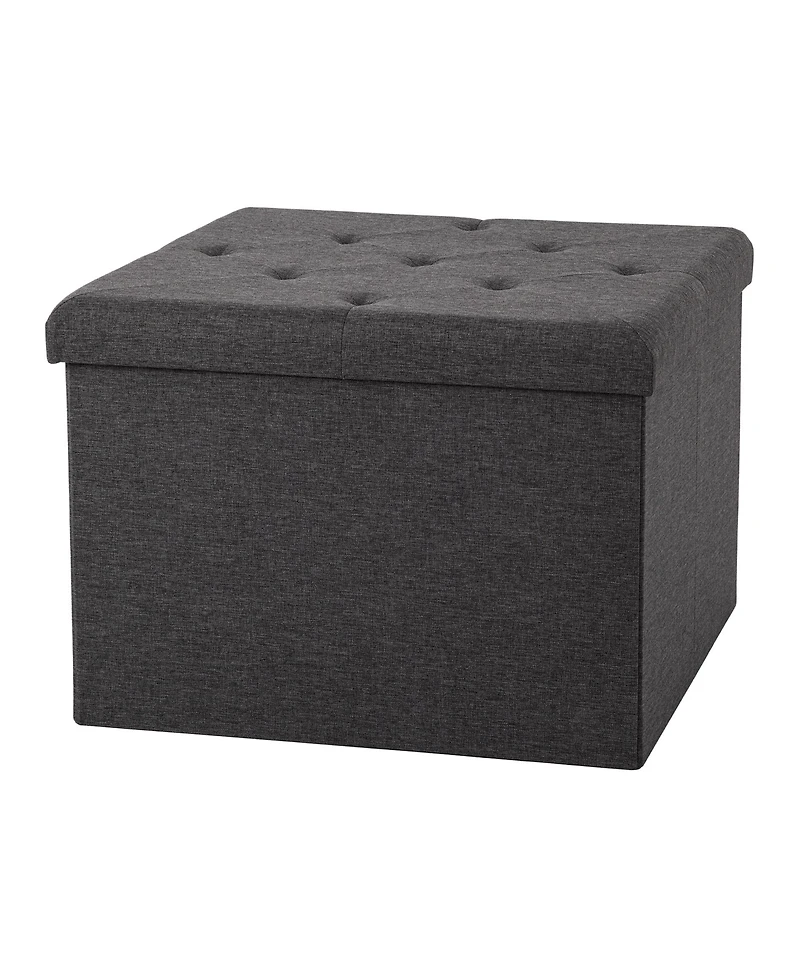 Seville Classics Xl Square Storage Ottoman