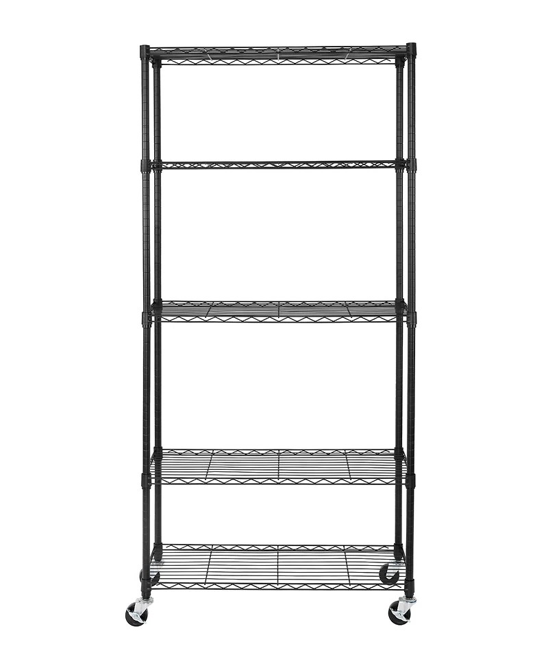 Seville Classics UltraDurable 5-Tier Nsf Steel Wire Shelving System