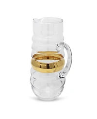 Vivience Stripe Glass Pitcher