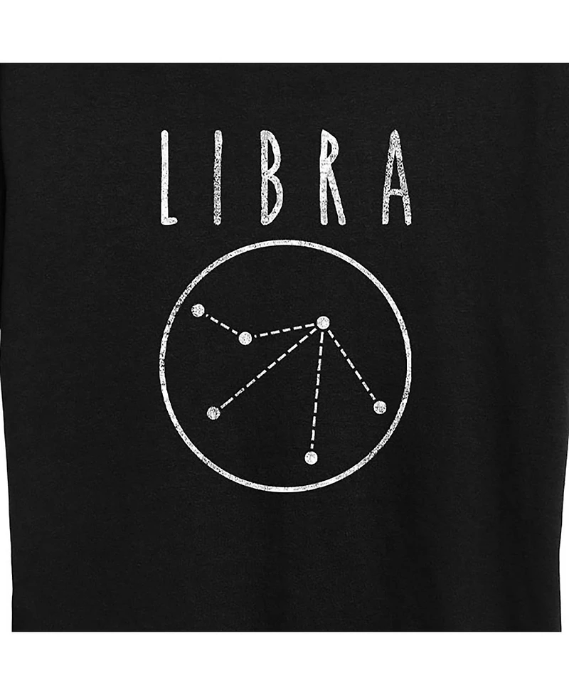 Hybrid Apparel Trendy Plus Astrology Libra Graphic T-shirt