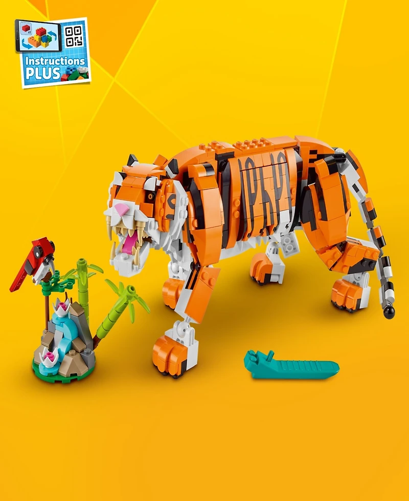 Lego Creator 31129 3-in-1 Majestic Tiger Toy Building Set