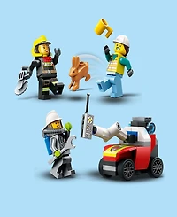 Lego City Fire Command Truck 60374 Building Toy Set with 3 Minifigures