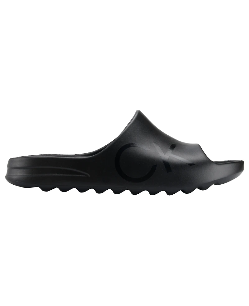 Calvin Klein Men's Ocean Puff Logo Pool Slides
