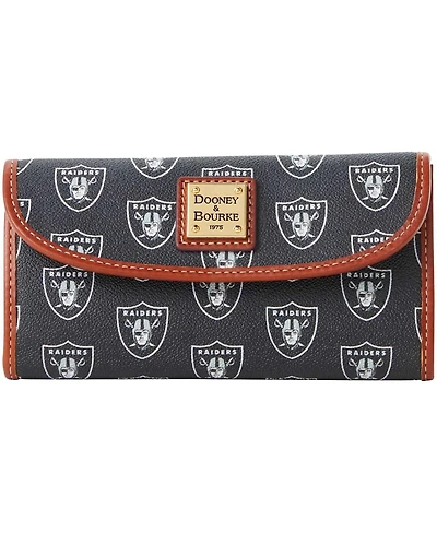 Women's Dooney & Bourke Las Vegas Raiders Continental Wallet