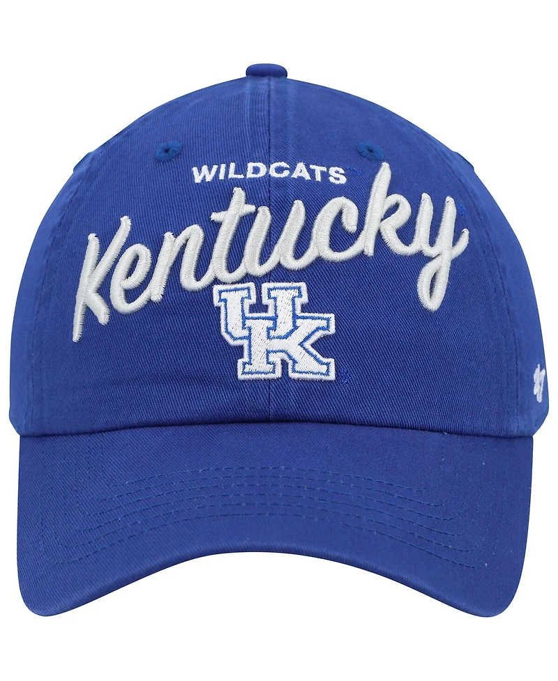 Women's '47 Brand Royal Kentucky Wildcats Phoebe Clean Up Adjustable Hat