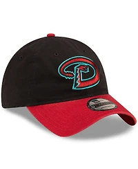 Men's New Era Black, Red Arizona Diamondbacks Road Replica Core Classic 9TWENTY Adjustable Hat