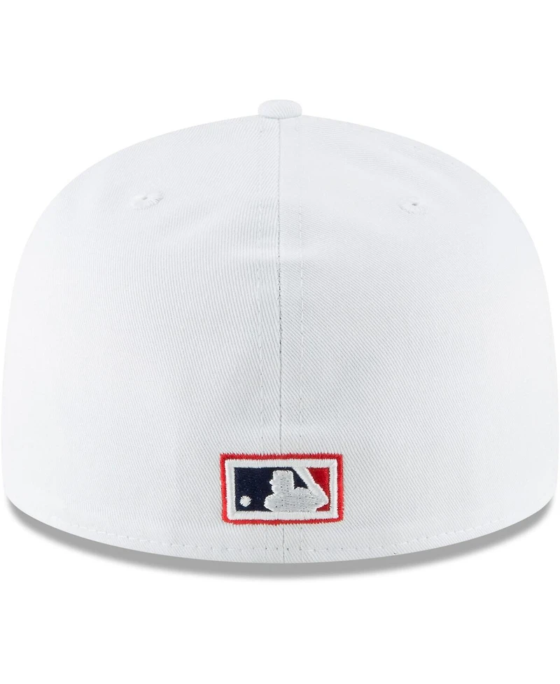 Men's New Era White Chicago Sox Cooperstown Collection Wool 59FIFTY Fitted Hat