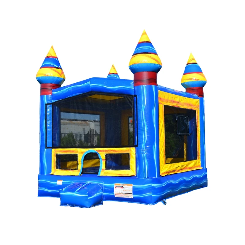 JumpOrange Melting Artic Commercial Grade Bounce House 13x13 for Kids and Adults (with Blower), Basketball Hoop, Outdoor Indoor, Bouncer Jumper, Birth