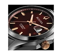 Bulova Men's Automatic Surveyor Stainless Steel Bracelet Watch 39mm