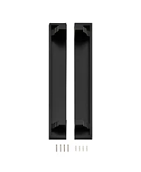 Danya B Decorative 24" Floating Wall Decor Display Ledge Shelves, Set of 2
