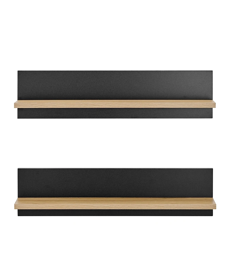 Danya B Repose Display Photo Ledge Shelf, Set of 2