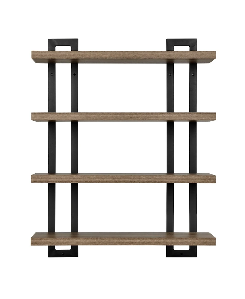Danya B 4-Tier Floating Bracket Wall Shelf