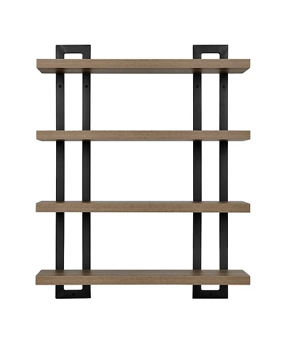 Danya B 4-Tier Floating Bracket Wall Shelf