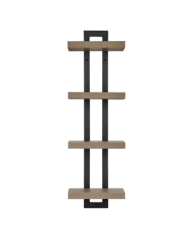Danya B 4-Tier Ladder Bracket Floating Wall Shelves