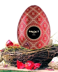 Maxim's De Paris Easter Red Egg Tin Milk Chocolate Gift, 2.8 oz