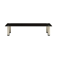 Tv Stand Black 31.5"x13.8"x6.7" Tempered Glass