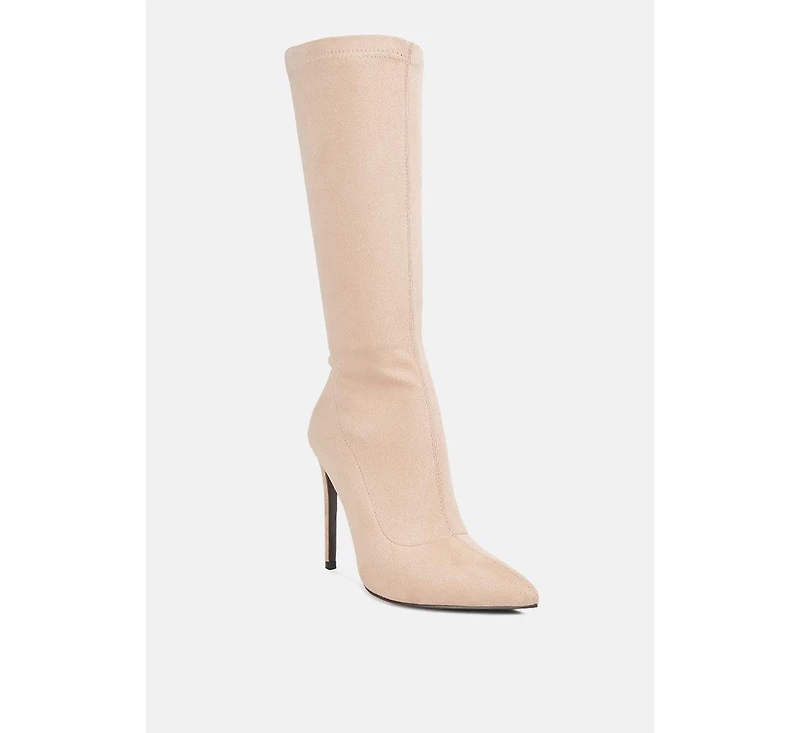 Playdate High Heeled Calf Boots
