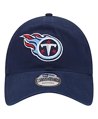 Men's New Era Navy Tennessee Titans Distinct 9TWENTY Adjustable Hat