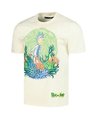 Men's Freeze Max Cream Rick and Morty Graphic T-shirt
