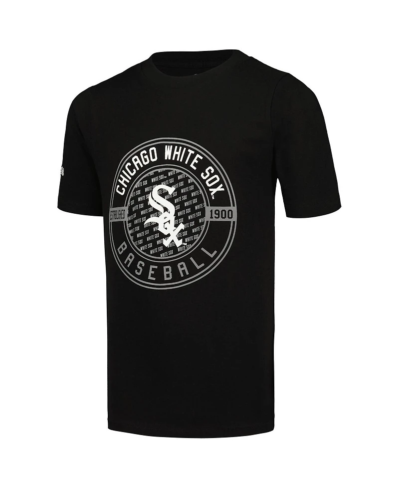 Big Boys Stitches Black, White Chicago Sox T-shirt Combo Set