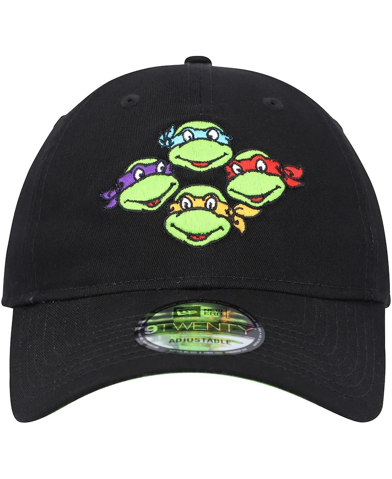Men's New Era Black Teenage Mutant Ninja Turtles The Group Trucker 9FIFTY Snapback Hat
