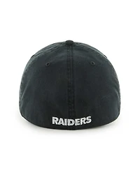 Men's '47 Brand Black Las Vegas Raiders Sure Shot Franchise Fitted Hat