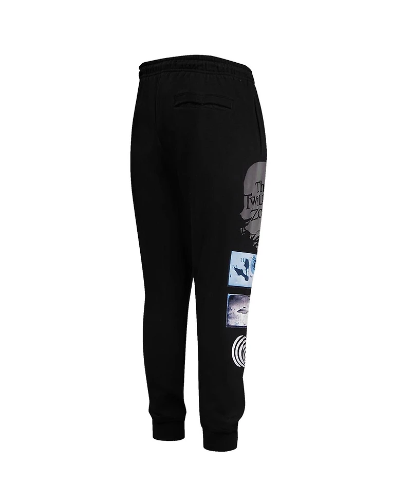 Male Freeze Max Black The Twilight Zone Logo Joggers