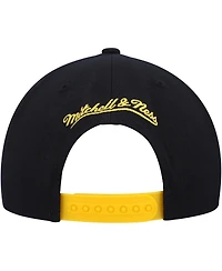 Men's Mitchell & Ness Yellow, Black Chicago Bulls Day One Snapback Hat
