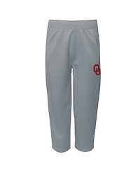 Baby Boys and Girls Crimson Oklahoma Sooners Two-Piece Red Zone Jersey Pants Set