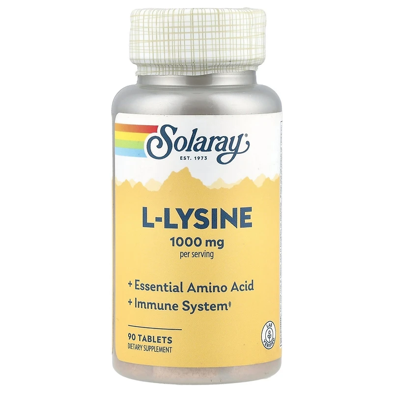 Solaray L-Lysine - 90 Tablets