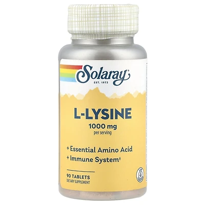 Solaray L-Lysine - 90 Tablets
