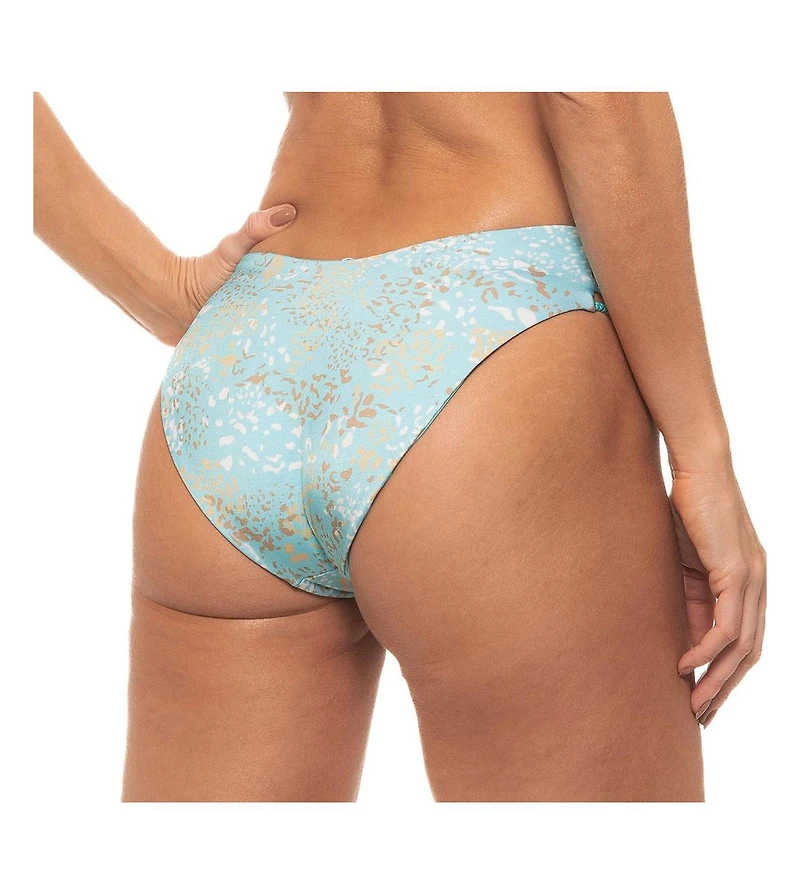 Guria Beachwear Women's Reversible Braided V Front Bikini Bottom