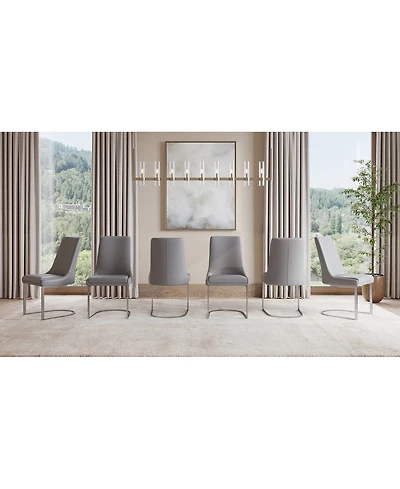 Tivie 6 Pc Dining Chair Set, Created for Macy's