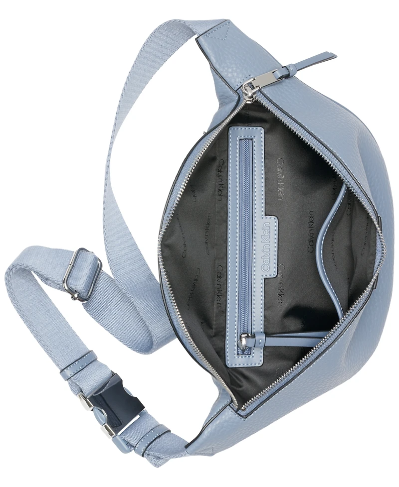 Calvin Klein Moss Belt Bag with Zipper Closure