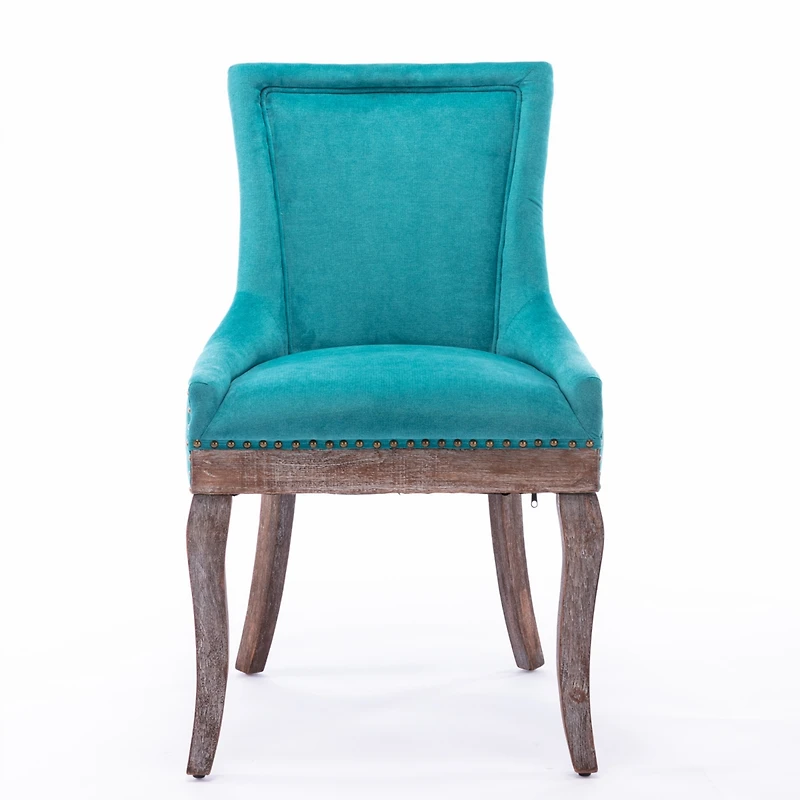 Streamdale Ultra Side Chair Neutral Fabric, Solid Wood