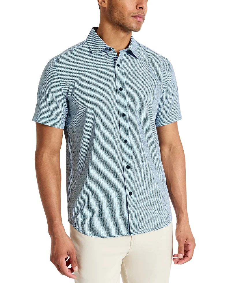 Kenneth Cole Men's Short-Sleeve Sport Shirt