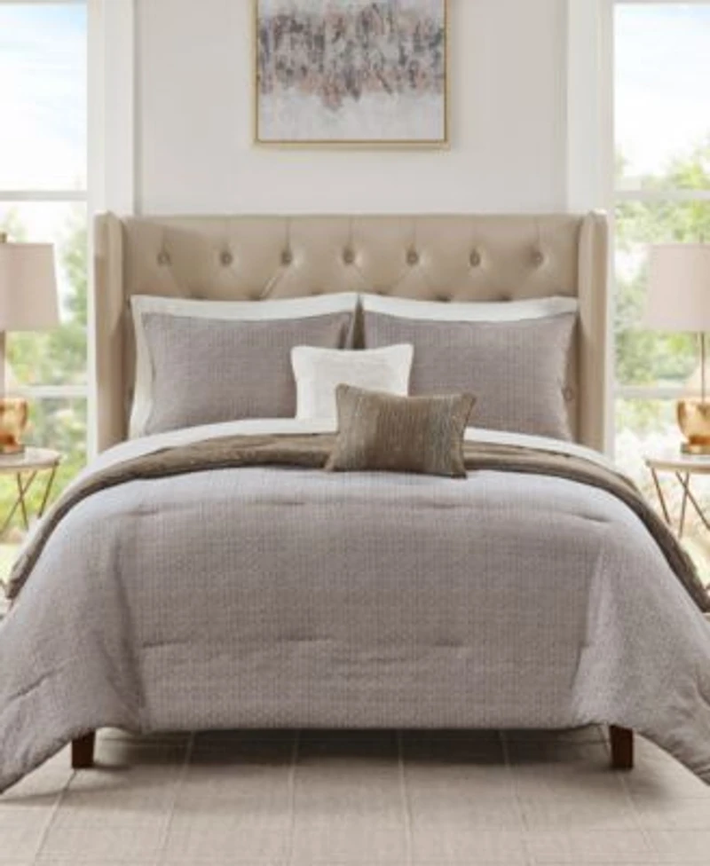 Jla Home Berkley 9 Pc. Comforter Set Exclusively At Macys