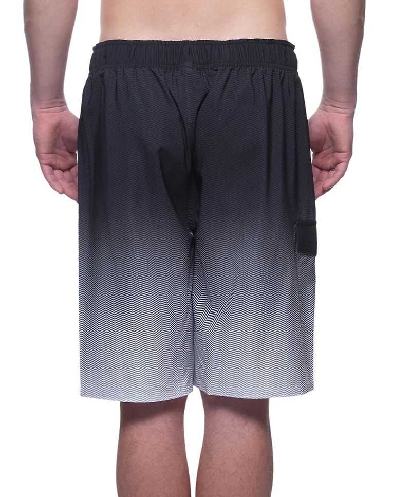 Rokka&Rolla Men's 9" No Liner Board Shorts Elastic Waist Quick Dry Swim Trunks