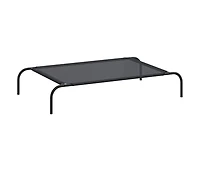 Elevated Dog Bed Black L Textilene