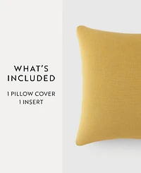 ienjoy Home Washed and Distressed Decorative Pillow, 20" x