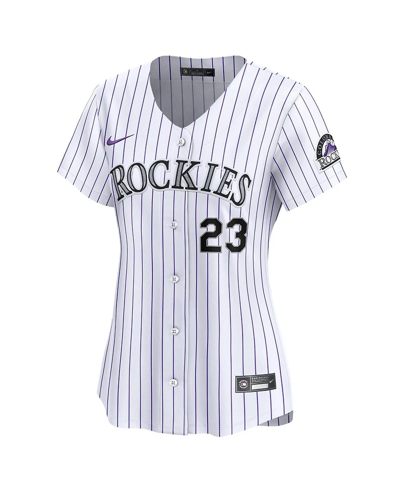Women's Nike Kris Bryant White Colorado Rockies Home Limited Player Jersey