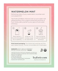 Tea Forte Cold Brew Duo and Poom Cup Tea Bundle, 4 Piece