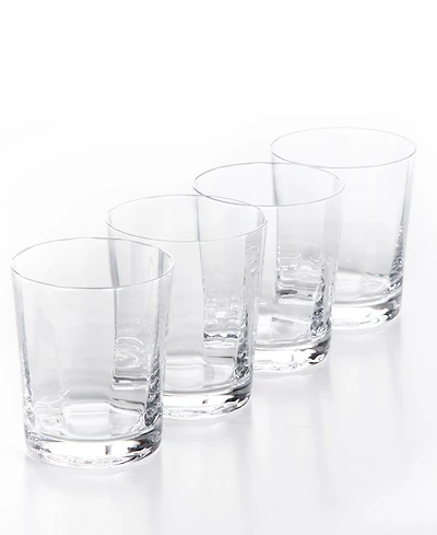 Sur La Table Cambron Optic Double Old-Fashioned Glasses, Set of 4