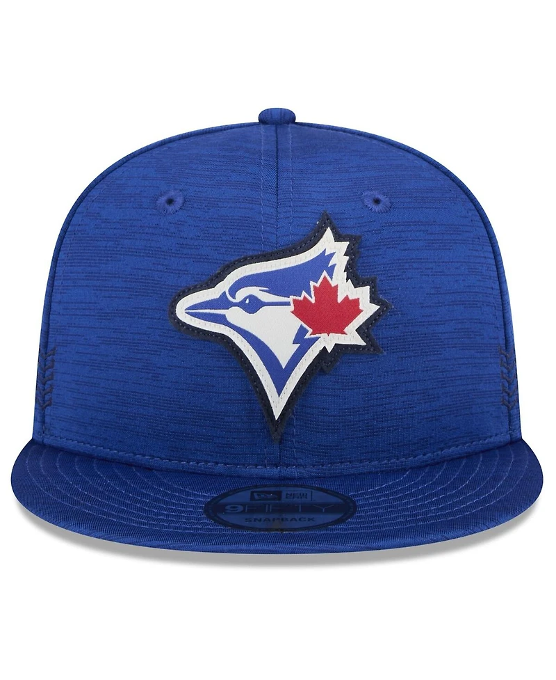 Men's New Era Royal Toronto Blue Jays 2024 Clubhouse 9FIFTY Snapback Hat