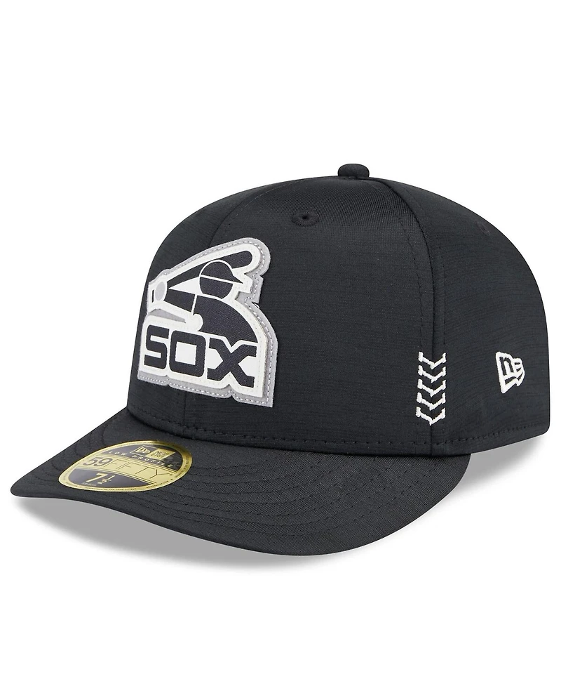 Men's New Era Chicago White Sox 2024 Clubhouse Low Profile 59FIFTY Fitted Hat