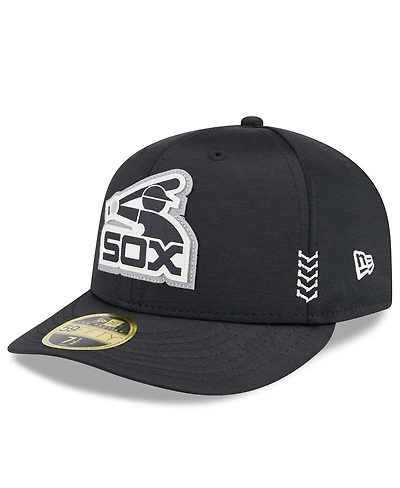 Men's New Era Chicago White Sox 2024 Clubhouse Low Profile 59FIFTY Fitted Hat