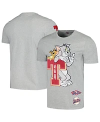 Men's and Women's Freeze Max Heather Gray Tom Jerry University T-shirt