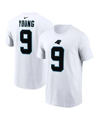 Men's Nike Bryce Young White Carolina Panthers 2023 Nfl Draft First Round Pick Player Name and Number T-shirt