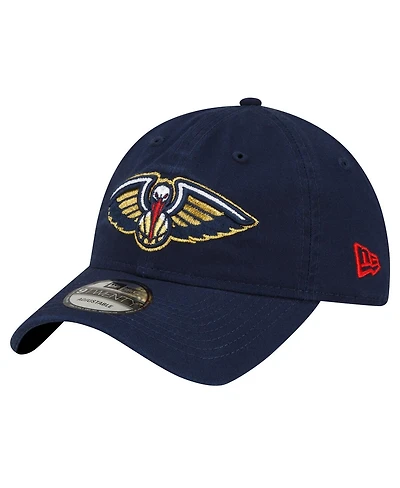 Men's New Era Navy New Orleans Pelicans Team 2.0 9TWENTY Adjustable Hat