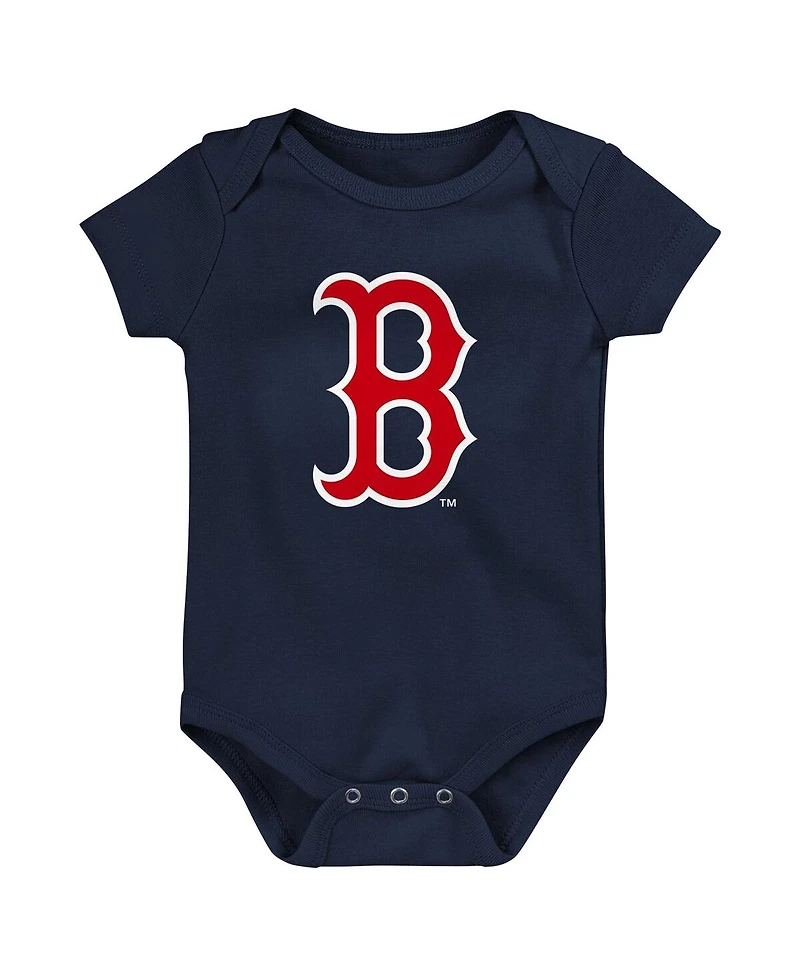 Baby Boys and Girls Fanatics Boston Red Sox Fan Pennant 3-Pack Bodysuit Set